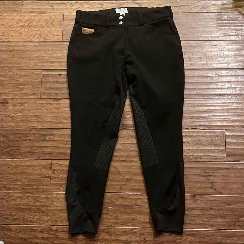 Dover Saddlery Ladies Dalton Classic Full-Seat Black Breech Pants Size 32